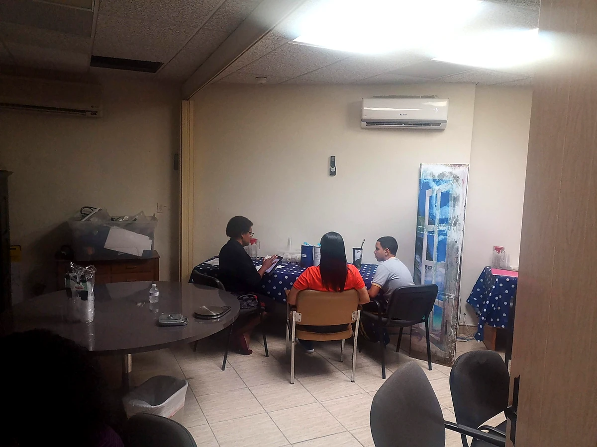 Market Research in Central America Moderated research session with participants seated around a table