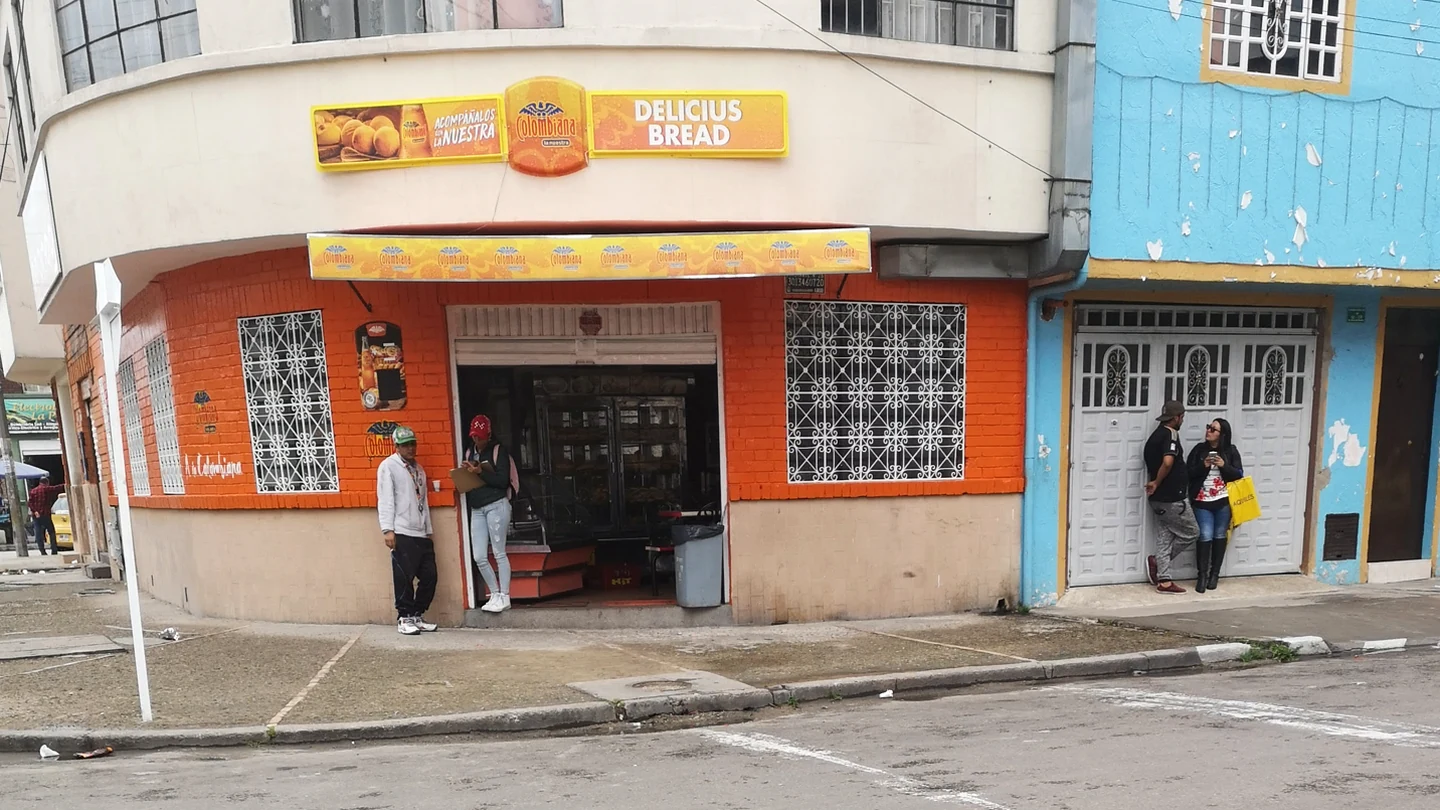 Market Research in Central America Field interviews outside a neighborhood store